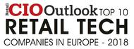 Retail CIO Outlook - TOP 10 Retail Tech Companies in Europe - 2018