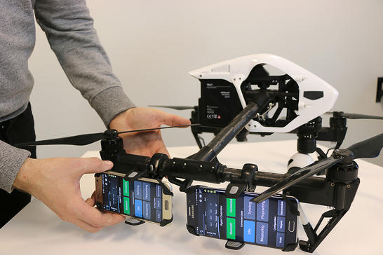 Drone-based mobile network testing with TEMS