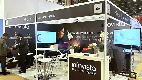 Infovista booth at Network X 2023