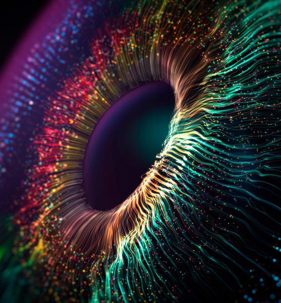 Abstract image of eye