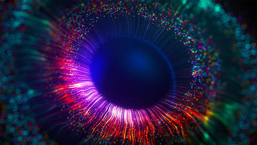 Abstract stock image of an eye